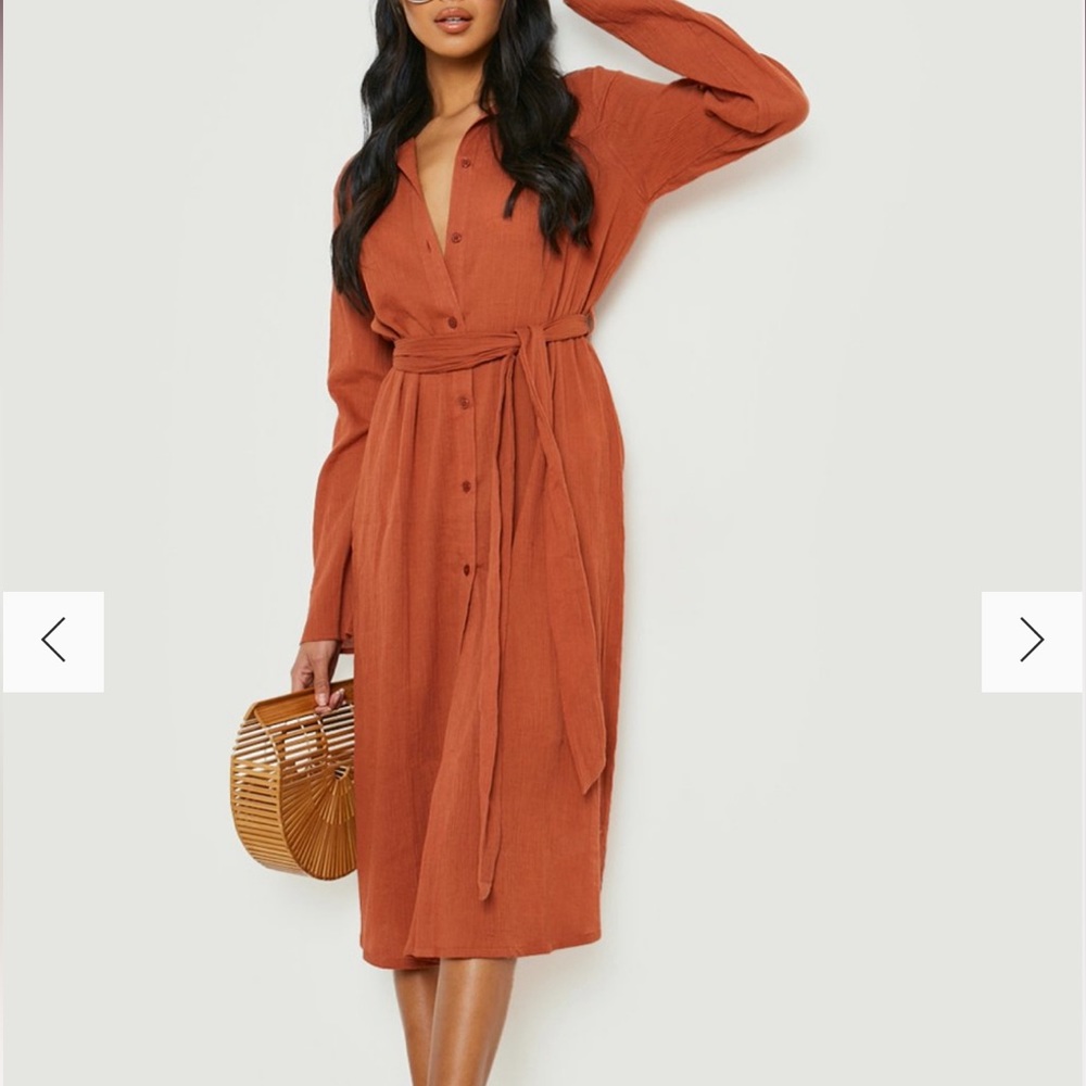 Beachwear Longline Belted Shirt - Picture 6 of 8